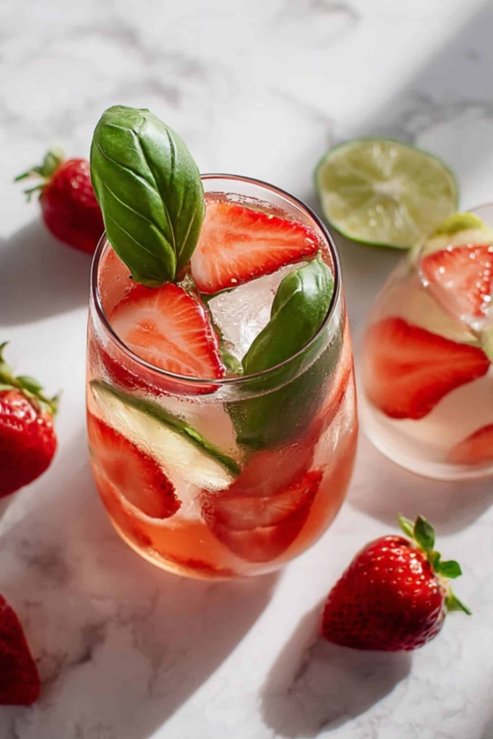 Strawberry Basil Spring Mocktail: Easy Fresh 10-Min Sip